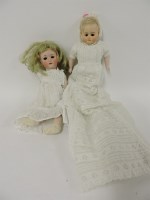 Lot 300 - A William Goebel bisque head doll