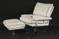 Lot 577 - A Pieff leather lounge suite