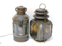 Lot 190 - A Merryweather & Sons coaching lamp