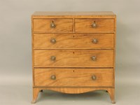 Lot 428 - A George III mahogany chest of drawers