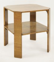 Lot 126 - An Art Deco walnut and crossbanded book table