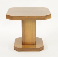 Lot 174 - An Art Deco walnut crossbanded lamp table