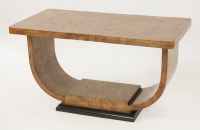 Lot 189 - An Art Deco walnut coffee table