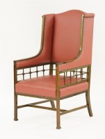 Lot 73 - A mahogany armchair