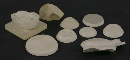 Lot 434 - Ten plaster sculptures