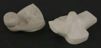Lot 436 - Two plaster sculptures