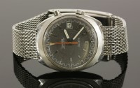 Lot 21 - A gentlemen's stainless steel Omega Chronostop Genève automatic bracelet watch