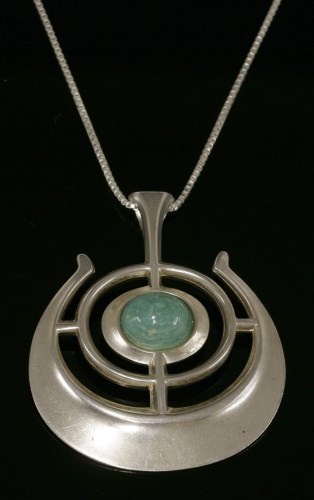 Lot 23 - A sterling silver pendant by David Andersen