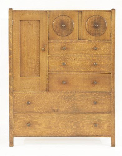Lot 83 - An Heal's oak nursery cabinet