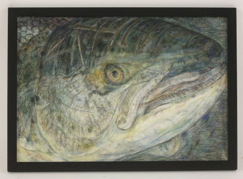 Lot 332 - Leonard McComb (b.1930)
SWIMMING SALMON
Signed and dated 1987 l.l.