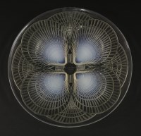 Lot 103 - A Lalique 'Coquilles' glass and opaline dish