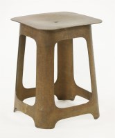 Lot 410 - A plywood stool