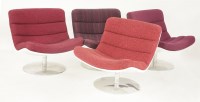 Lot 480 - Four 'F978' lounge chairs