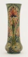 Lot 51 - A William Moorcroft Macintyre 'Revived Cornflower' pattern vase