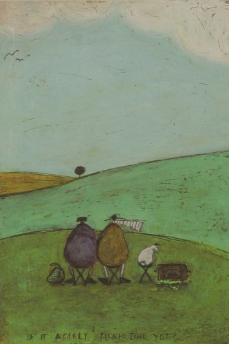 Lot 362 - Samantha Toft (b.1964)
'IS IT NEARLY PICNIC TIME YET?'
Signed l.r.