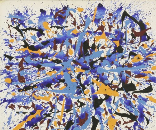 Lot 336 - William Gear RA (1915-1997)
'STUDY'
Signed and dated 1959 l.r.