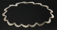 Lot 24 - A sterling silver necklace