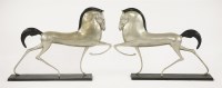 Lot 127 - A pair of Art Deco-style horses
