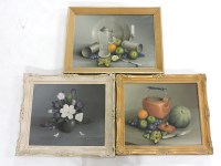 Lot 392 - Reekie (20th century)
STILL LIFE STUDIES
Three