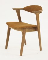 Lot 412 - A teak desk chair