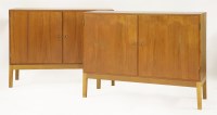 Lot 507 - A pair of Danish teak cabinets