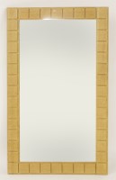 Lot 528 - An oak mirror