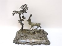 Lot 372 - An EPNS desk stand