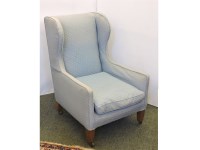 Lot 819A - A Howard type wing arm chair