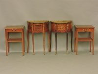 Lot 733 - Two pairs of occasional tables