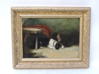 Lot 715A - J...Langlois (b.1800)
DOGS RESTING
Signed l.l.