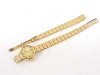 Lot 268 - A ladies 9ct gold Rotary mechanical bracelet watch