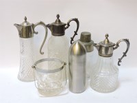 Lot 584 - A 'Dunhill Black' cocktail shaker