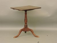 Lot 769 - A 19th century mahogany tripod table