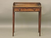 Lot 801 - A 19th century mahogany washstand