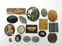 Lot 331 - Three small micromosaic panels