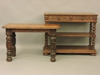 Lot 723 - A carved oak buffet