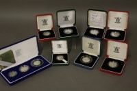 Lot 182 - Silver proof Peidford coins