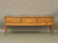 Lot 740 - A 19th century fruitwood dresser