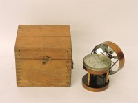 Lot 437 - A Negretti & Zambra Anemometer in wood case