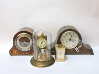 Lot 610 - A London Clock Co brass carriage clock