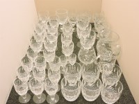 Lot 593 - A collection of Waterford cut glassware