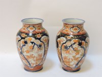 Lot 440 - A pair of 19th century Imari vases