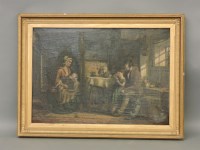 Lot 705 - A 19th century oil on canvas