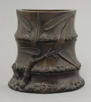 Lot 148 - A good bronze Brush Pot