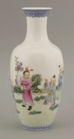 Lot 119 - A famille rose eggshell Vase