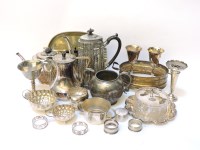 Lot 585 - A quantity of 19th century and later silver plate