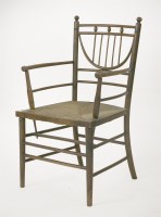 Lot 856 - A 'Sussex' type armchair