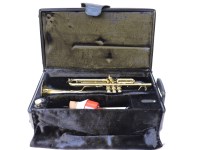 Lot 469 - A custom build brass trumpet