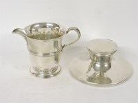 Lot 357 - A silver milk jug