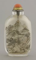 Lot 231 - A inside-painted glass Snuff Bottle